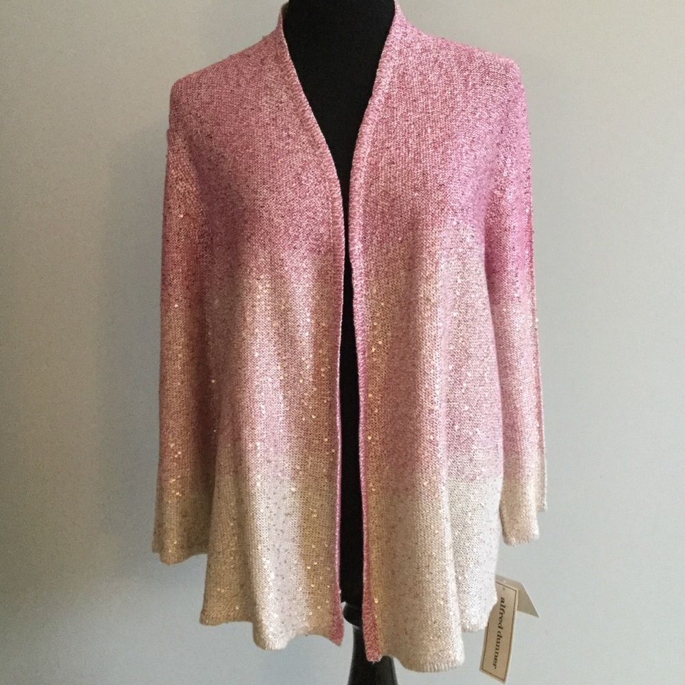 NWT Pink sparkly sweater